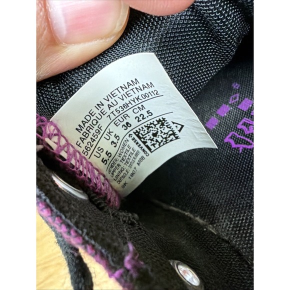 Converse Chuck Taylor All Star Shoreline Slip On Shoes Purple Black Women 5.5 - Picture 9 of 9